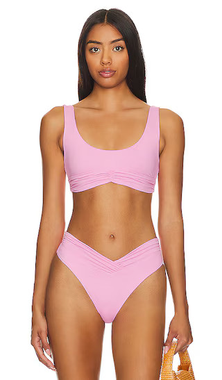 Pico Bikini Top in Bubblegum | Revolve Clothing (Global)