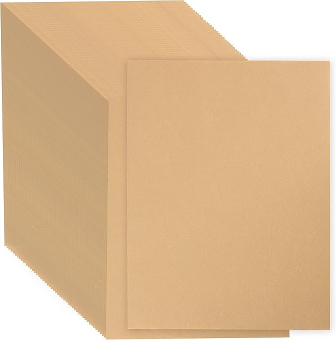 Mr. Pen- Kraft Paper Sheets, 50 Pack, 8.5 x 11", Kraft Paper, Brown Craft Paper, Craft Paper Shee... | Amazon (US)