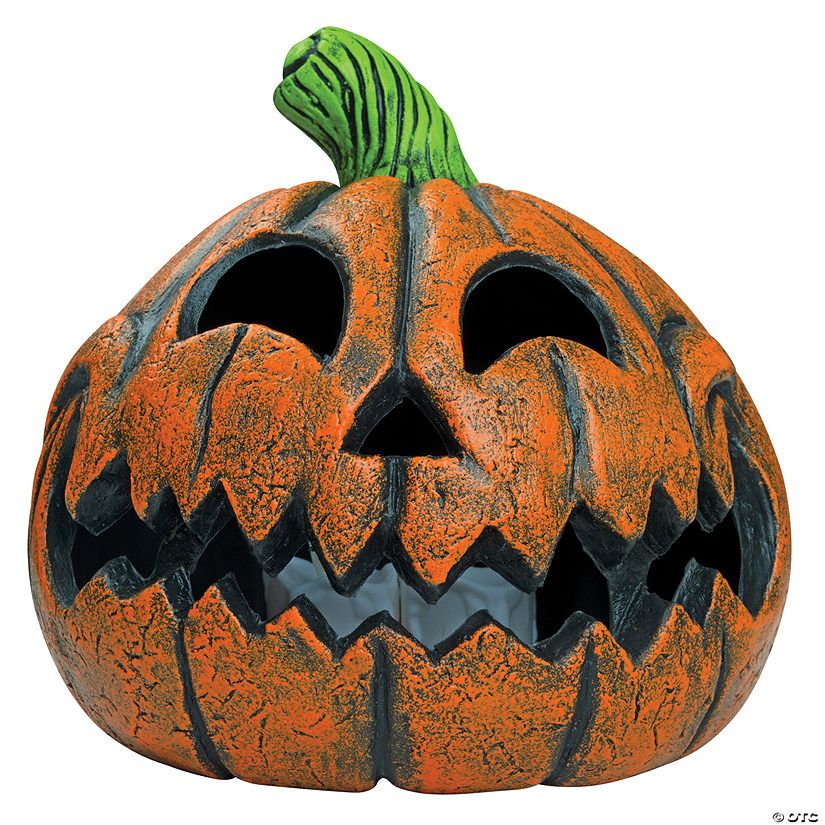 9" Happy Pumpkin Jack-o-Lantern Decoration | Oriental Trading Company