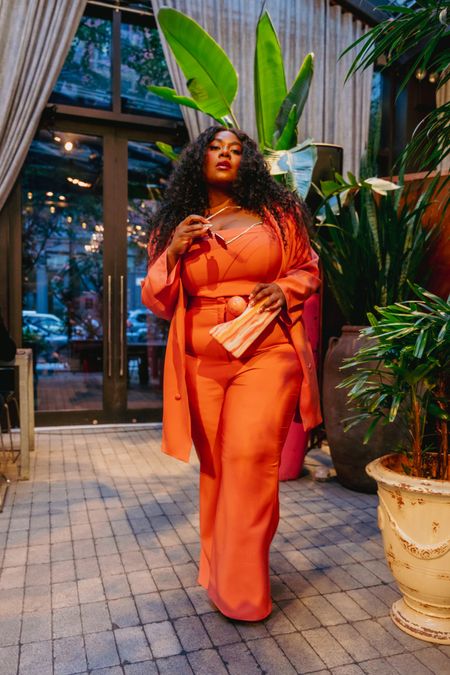 on my mama / on my hood / I look fly / I look good 

wore this coral suit to my last night of events during NYFW 

Size 22 Jacket 
Size 20 top
Size 20 pants 

#plussizefashion #nyfw #suits #fallfashionoutfit 

#LTKsalealert #LTKfindsunder100 #LTKplussize