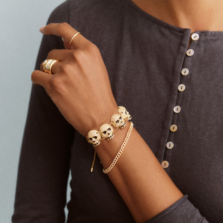 Dead Set Skeleton Bracelet | BaubleBar