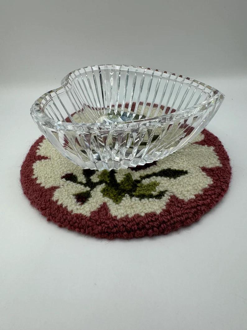 Waterford Crystal Signed Glass Heart Shaped Bowl Candy Dish Trinket Dish. Heart Decor. - Etsy | Etsy (US)