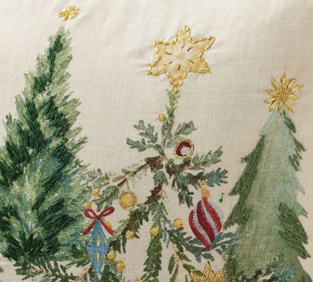 Christmas in the Country Pillow | Pottery Barn (US)