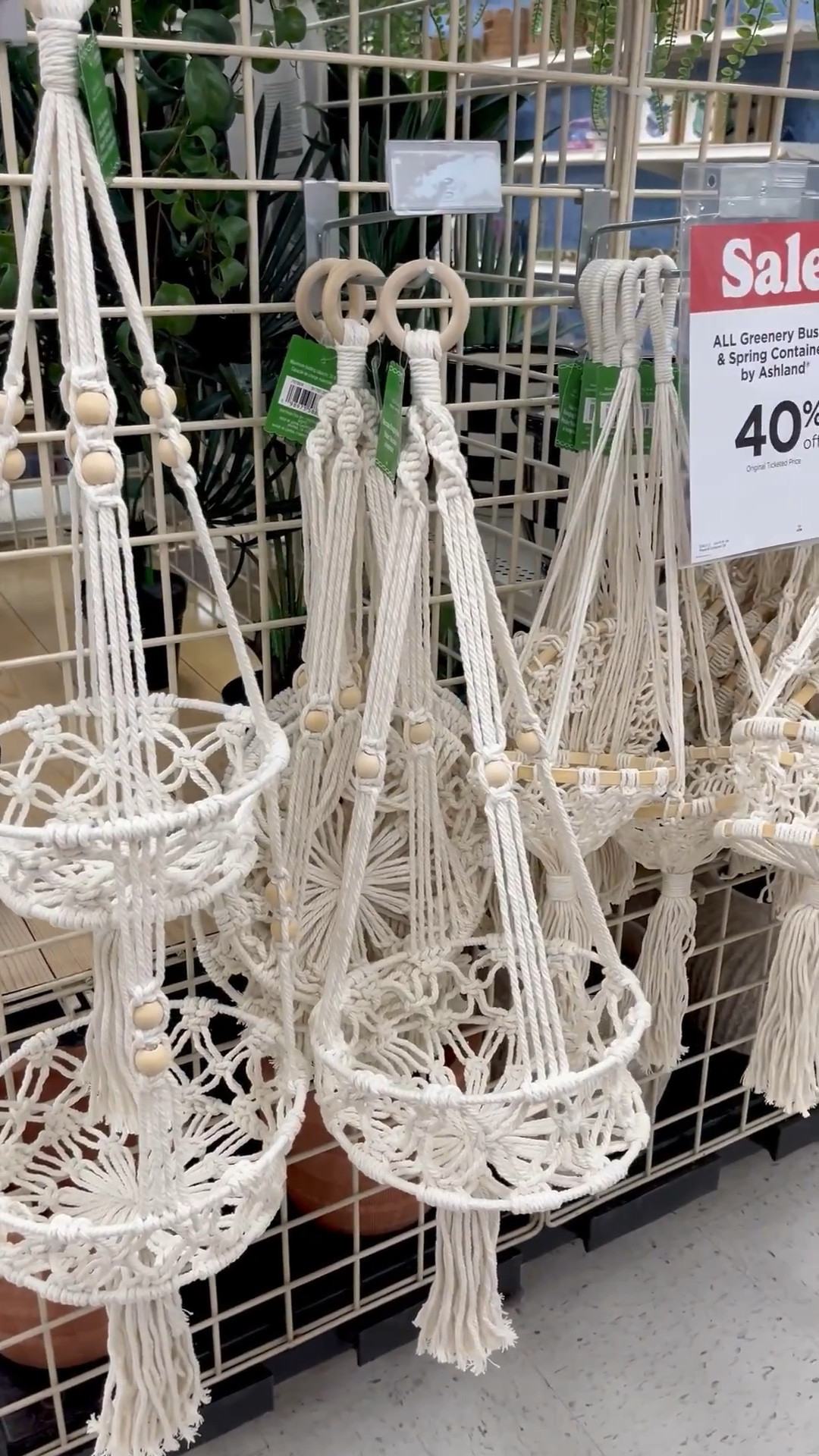 Boho wedding DIY decor idea. 

These macrame plant hanging baskets are on sale today 40% off, starting at around $8. At Michael’s. 

#LTKSaleAlert #LTKHome #LTKWedding