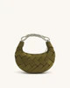 Orla Weave Handbag - Dark Olive | JW PEI US
