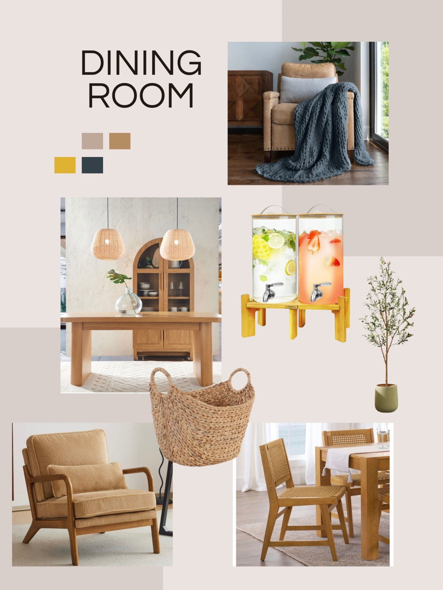 Make this your sign to elevate your dining room! #diningroom #interiordesign #neutralcolors