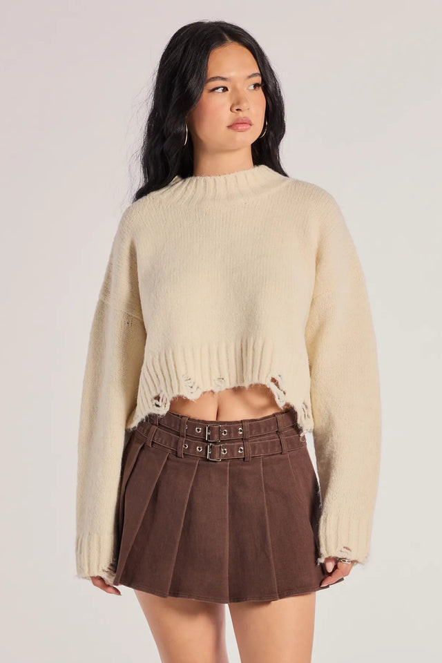 Looking Cool Belted And Pleated Mini Skort | Windsor Stores