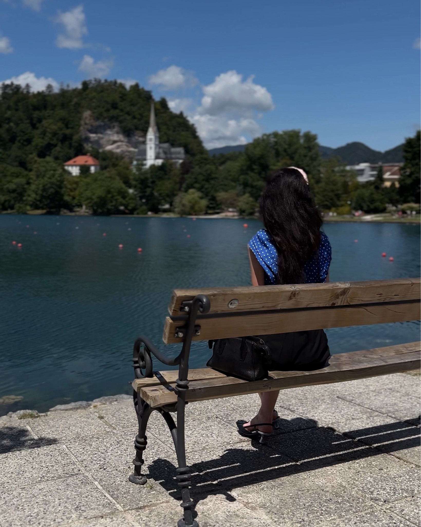 Elegant summer outfit, elegant style, elegant summer style, Bermuda shorts, pleated shorts, black shorts, polka dot blouse, blue blouse, ruffle sleeves, kitten heels, Slingbacks, headband, old money, summer lake outfit, date outfit, tourist outfit, summer in Europe outfits, European summer, #LTKSumer

#LTKTravel #LTKSeasonal #LTKShoeCrush