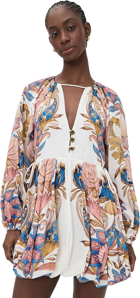 FARM Rio Women's Sea Garden Off-White Mini Dress | Amazon (US)