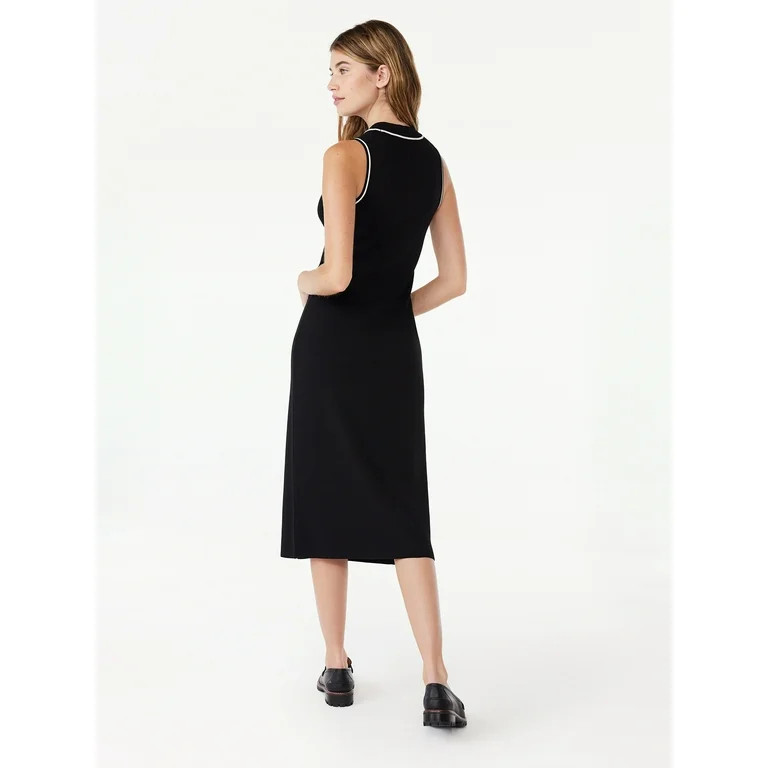 Free Assembly Women's Sleeveless Midi Sweater Dress, Sizes XS-XXL - Walmart.com | Walmart (US)