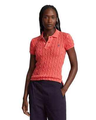 Cable Knit Polo Shirt | Bloomingdale's (US)