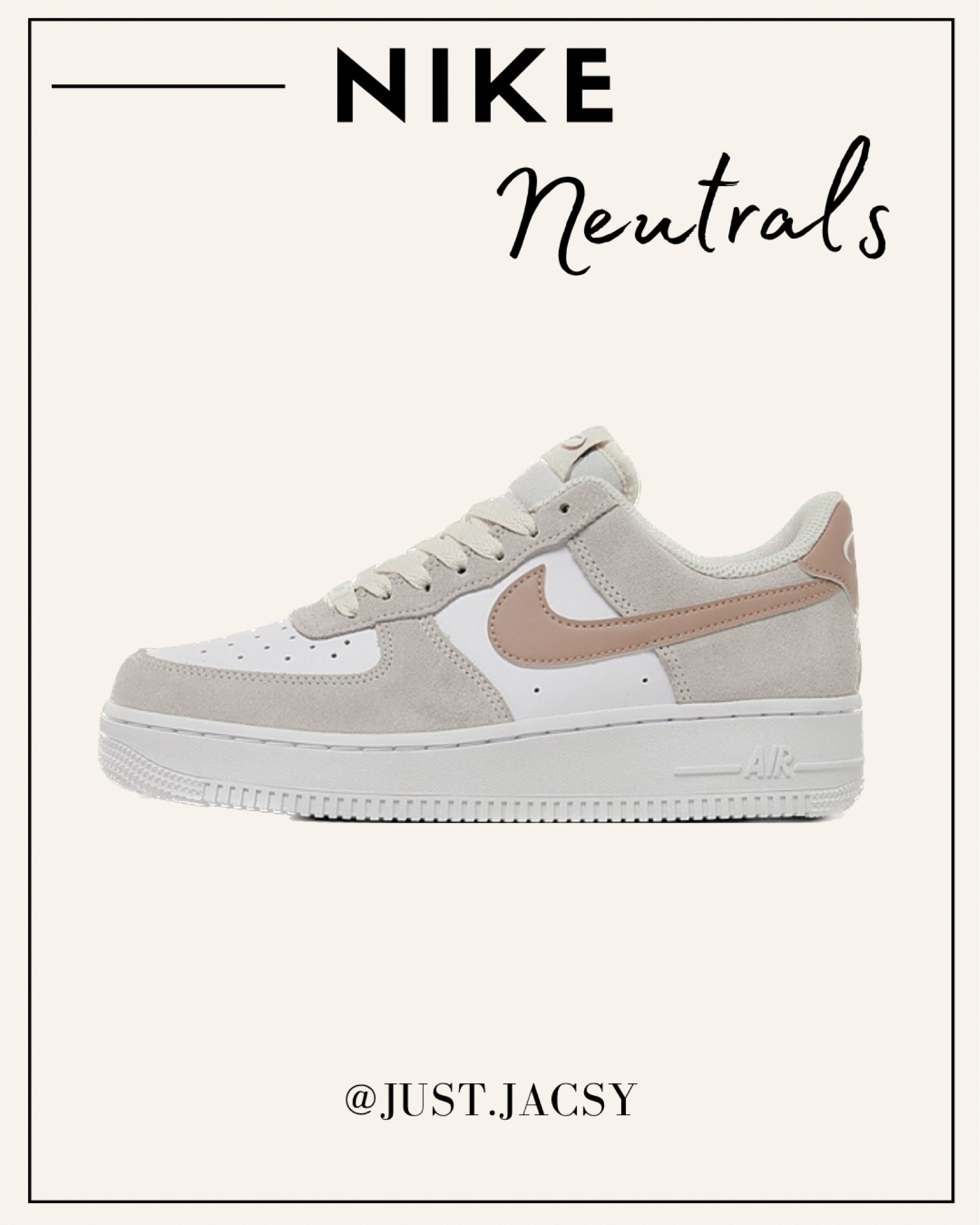 WOMEN'S NIKE AIR FORCE 1 '07 CASUAL SHOES // loving these neutral sneakers! Fit is tts

#LTKHoliday #LTKshoecrush #LTKGiftGuide