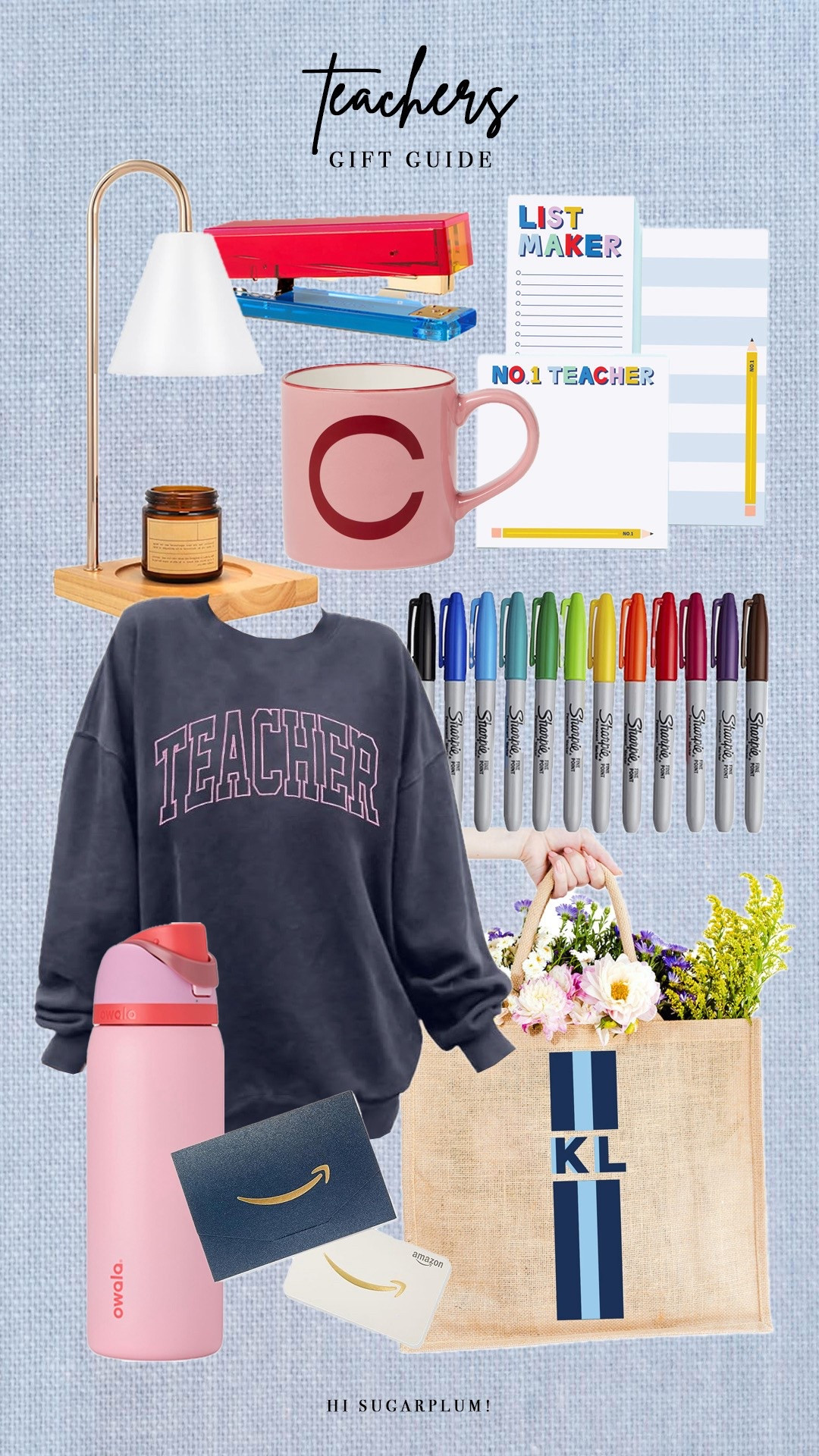 Teacher Gift Guide | Hi Sugarplum! #sugarplumstyle #sugarplumgifts #giftguide #teachergiftguide

#LTKGiftGuide #LTKSeasonal #LTKFindsUnder50