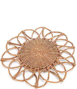 Southern Living Wicker Flower Charger | Dillard's | Dillard's