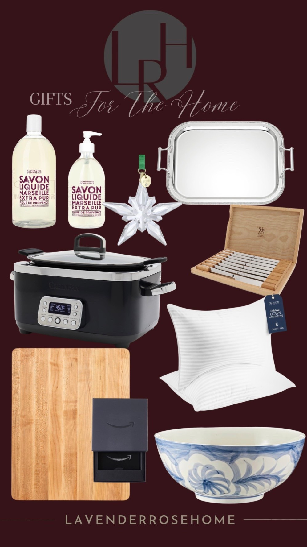 Stylish and functional gifts for the home and/or couples. From cookware to cozy pillows, these items will add a touch of elegance to any space.

Gifts for the Home. Gifts for Couples. Gift Guides. Amazon. Home Gift Ideas. Lavender Rose Home.

#LTKHoliday #LTKHome #LTKGiftGuide