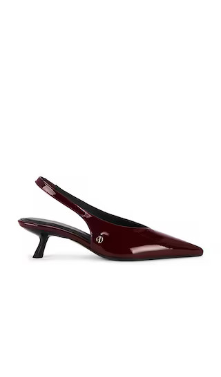 Hilda Slingback Pump in Burgundy | Revolve Clothing (Global)