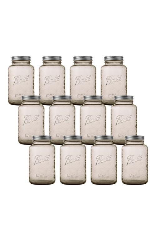 Ball Vintage Glass Mason Jars, 32 Ounce, Pack of 12 in Sand at Nordstrom | Nordstrom