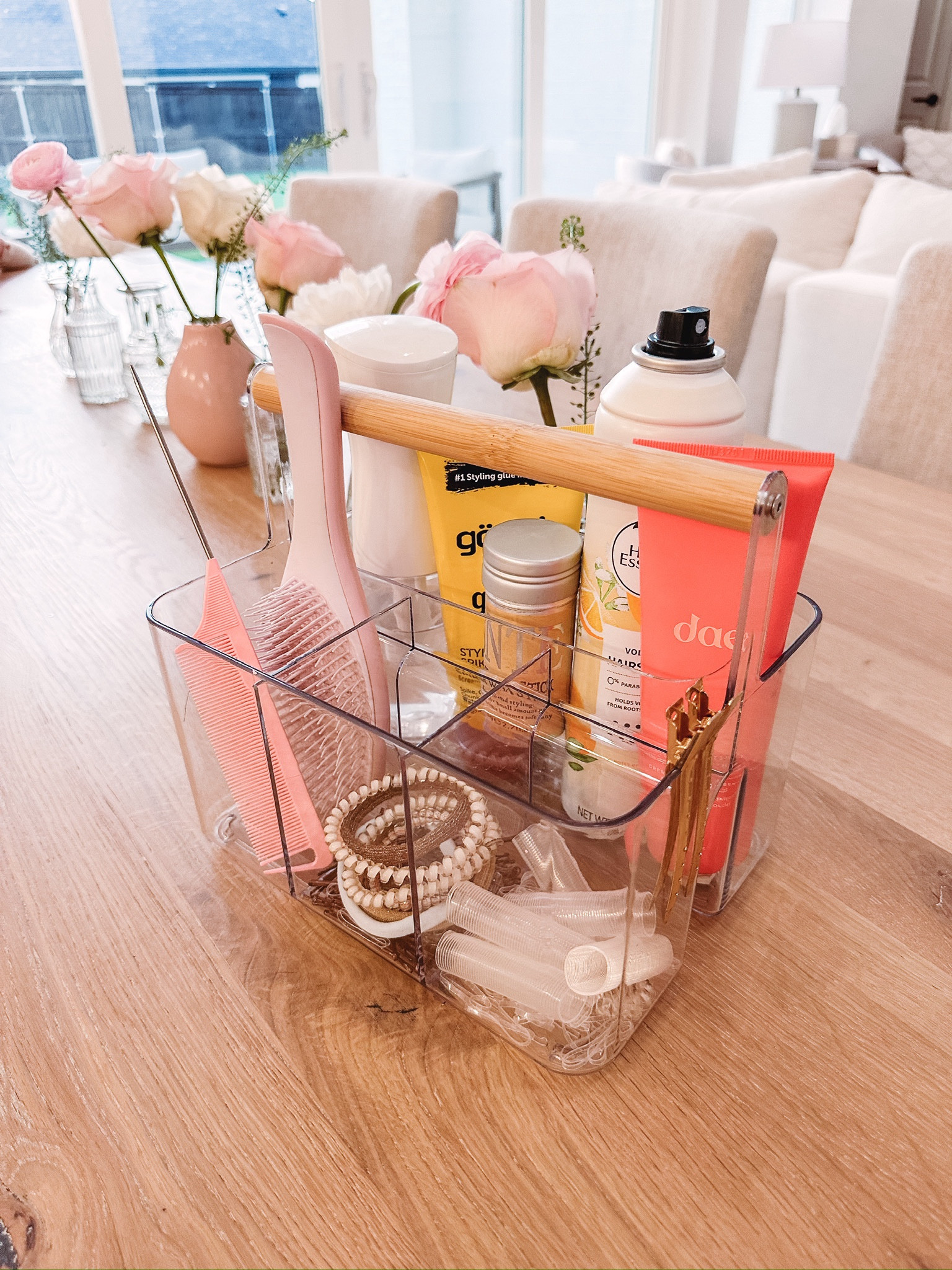 Loving how this hair caddy turned out!! Definitely going to save us so much time in the morning. I would spend so much time looking for all of this and now I can keep it in one place.

Back to school home hacks productivity mom Favorites ahs must have unique time saving kids family Hair station haircare styles 

#LTKBeauty #LTKFindsUnder50 #LTKBacktoSchool