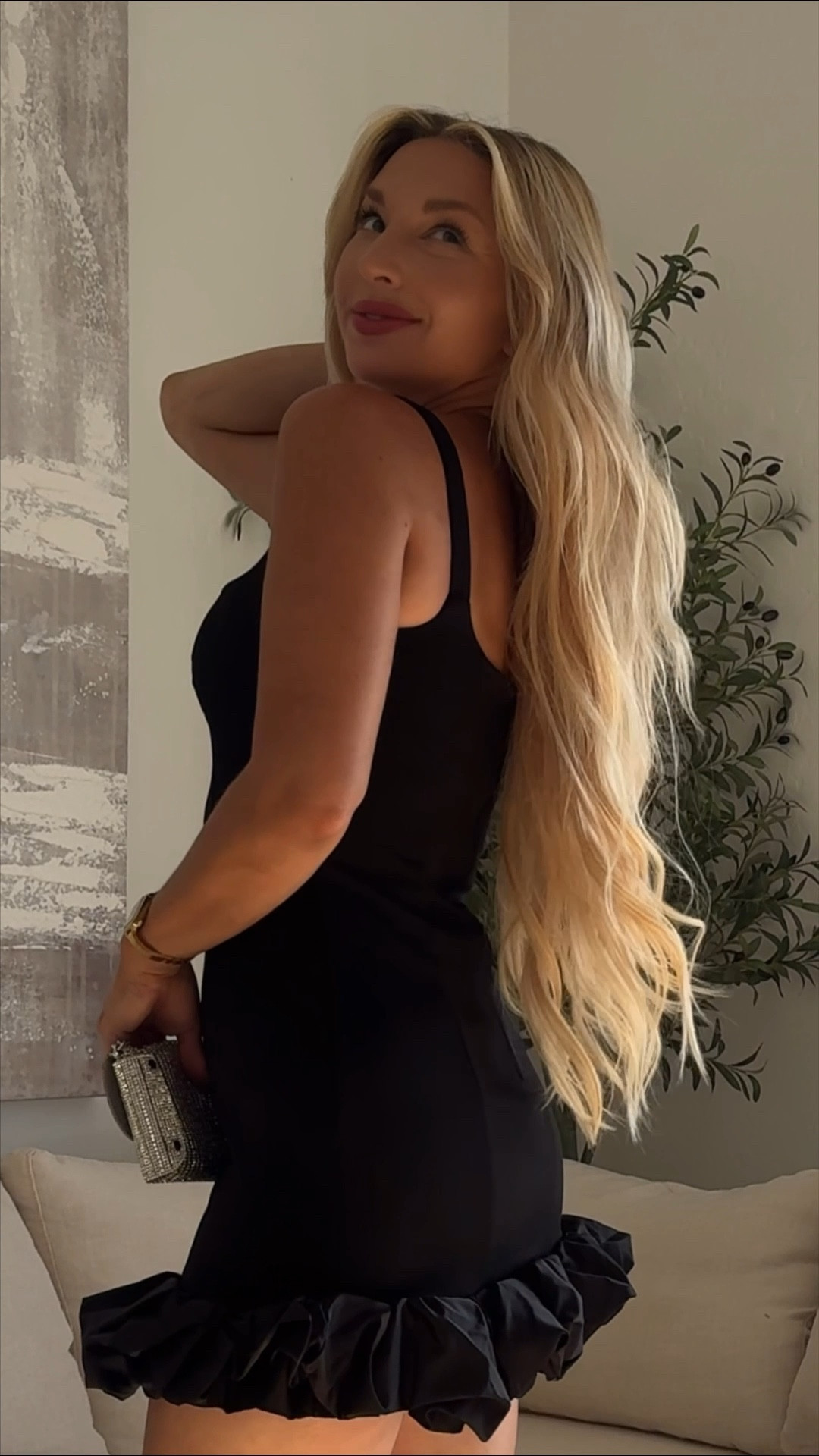 Get ready with me for date night! Using Bellami 24” weft in butter 🧈 