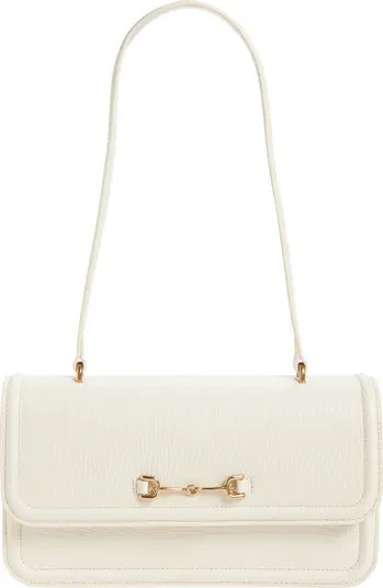 Loraine Flap Embossed Faux Leather Shoulder Bag | Nordstrom