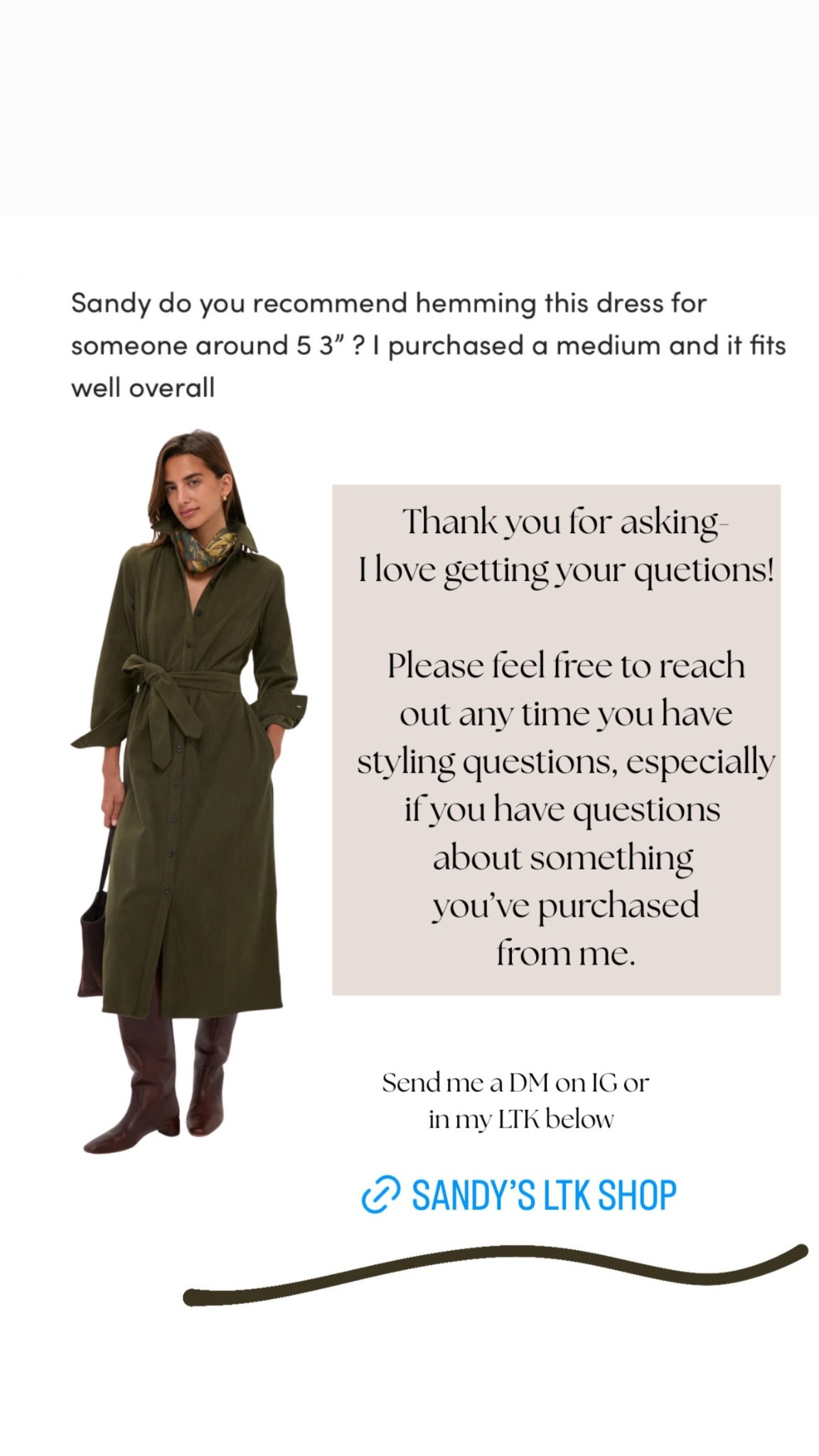 Corduroy dress for the holidays.  I like the length with heels or boots. 

#LTKHoliday #LTKOver40 #LTKSeasonal