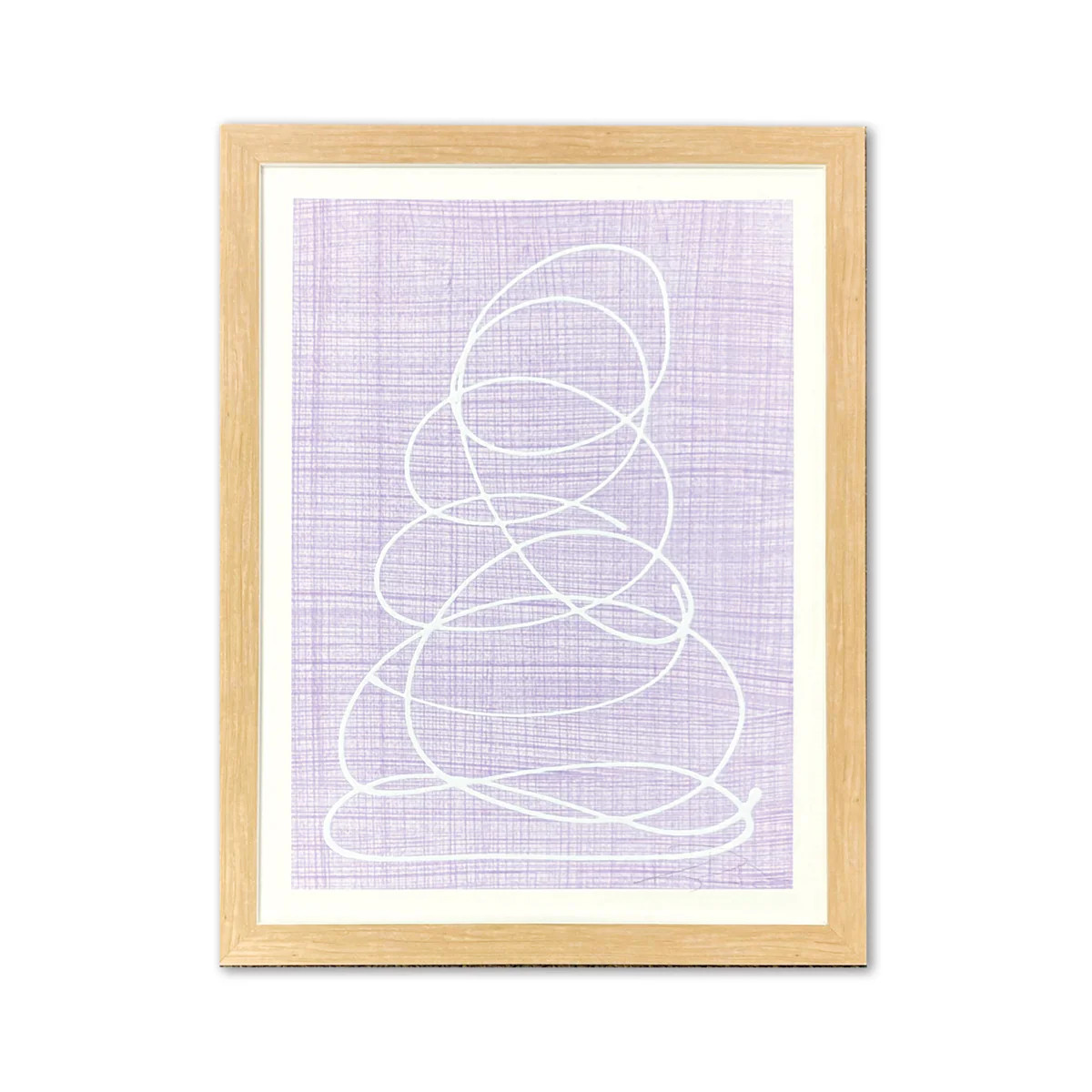 Brainstorm on Textured Lavender #1  by Kayce Hughes | Mintwood Home