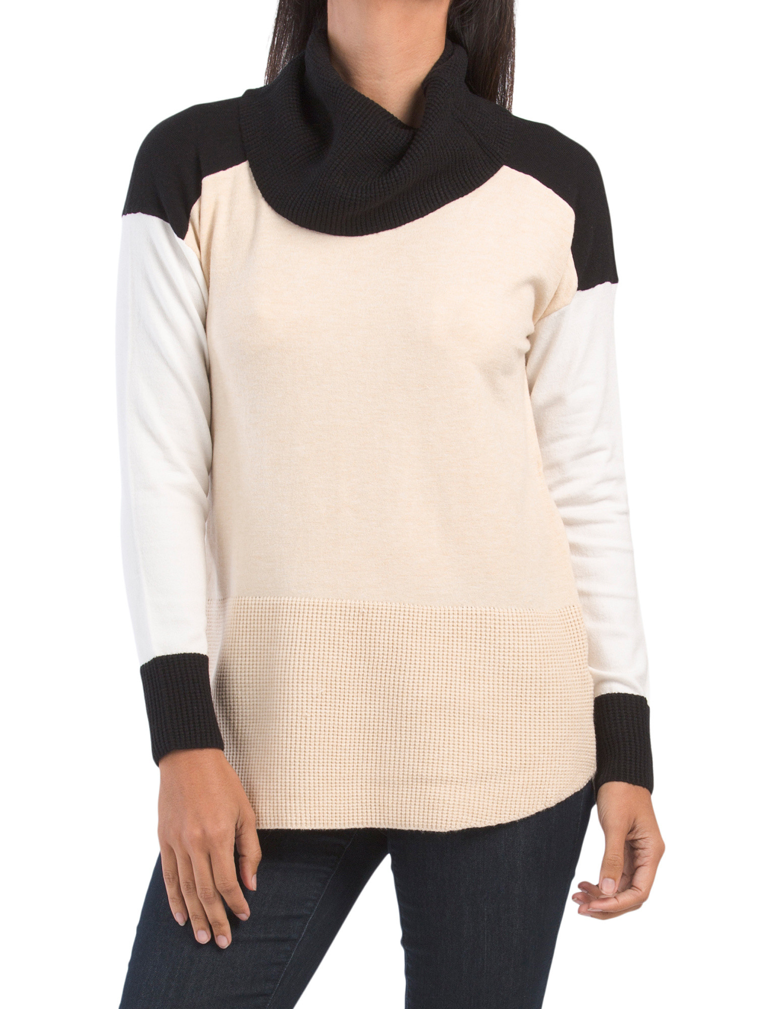 Yummy Yarn Color Block Tunic Sweater | Women | Marshalls | Marshalls