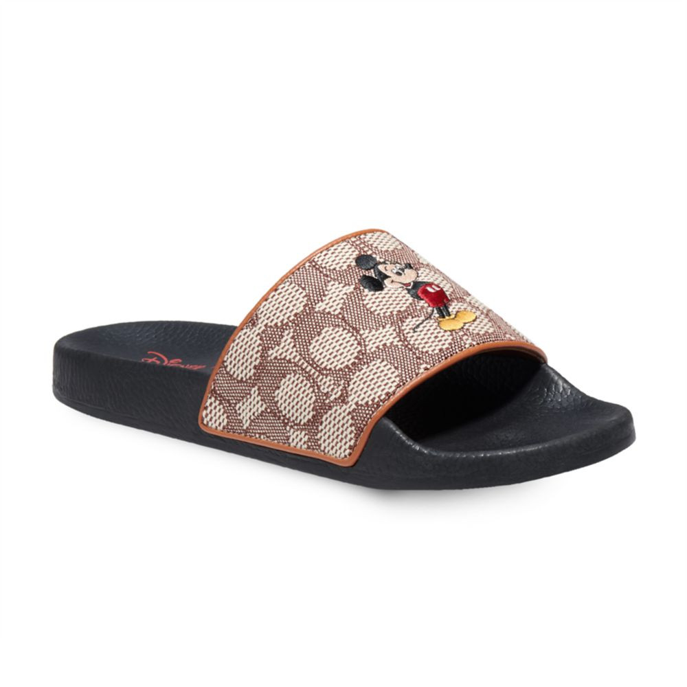 Mickey Mouse Slides for Adults by COACH – Walt Disney World | Disney Store