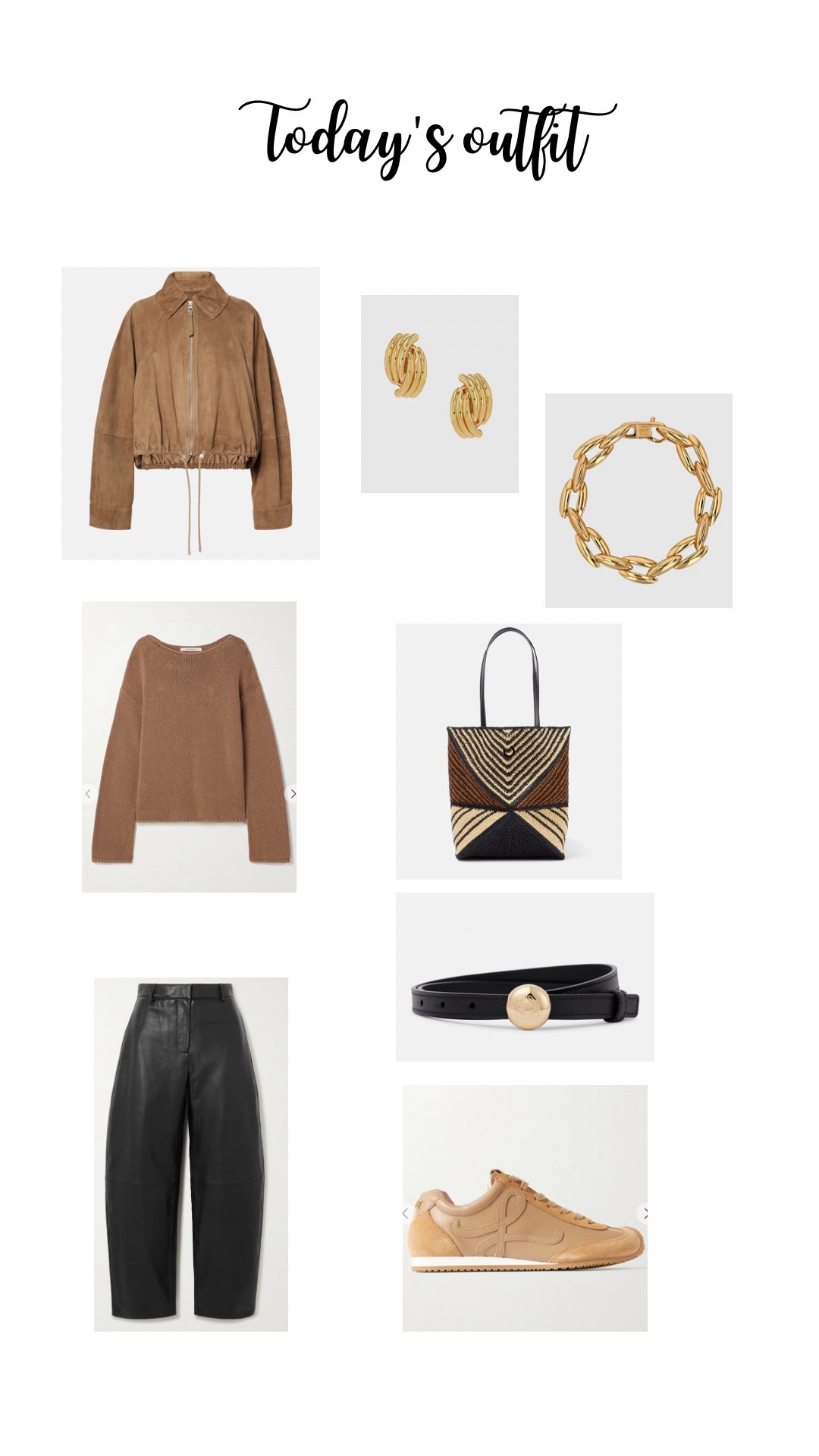 Today‘s ootd 🤎✨ Loving my new leather pants 🖤

#ootd #leatherpants #loeweoutfit #streetstyle #ltkluxury #springoutfit #officeoutfit #workwear #ltkbag #ltkshoes #basketbag #carmenjarawittich 

#LTKdeutschland #LTKspring #LTKeurope