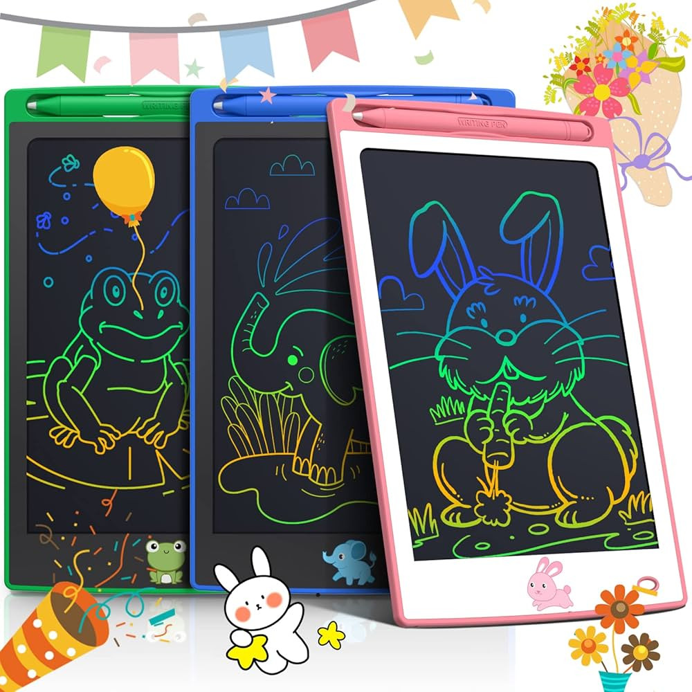 BAVEEL Lcd Writing Tablets for kids 3 Pack, Drawing Doodle Pad Boogie Board Tablet Toddler Toys B... | Amazon (US)