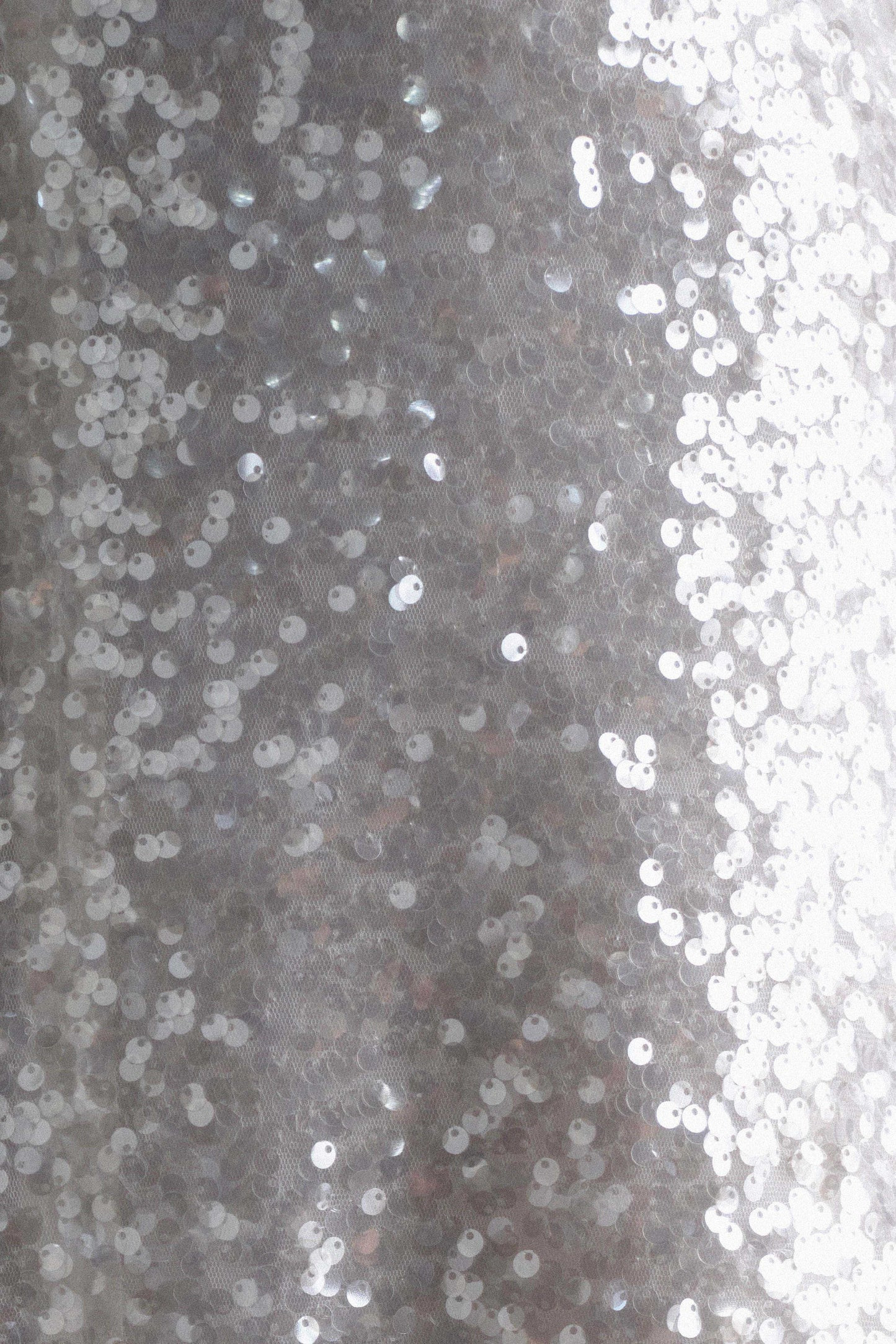 Long Sleeve Sequin Maxi Dress - White | MESHKI US