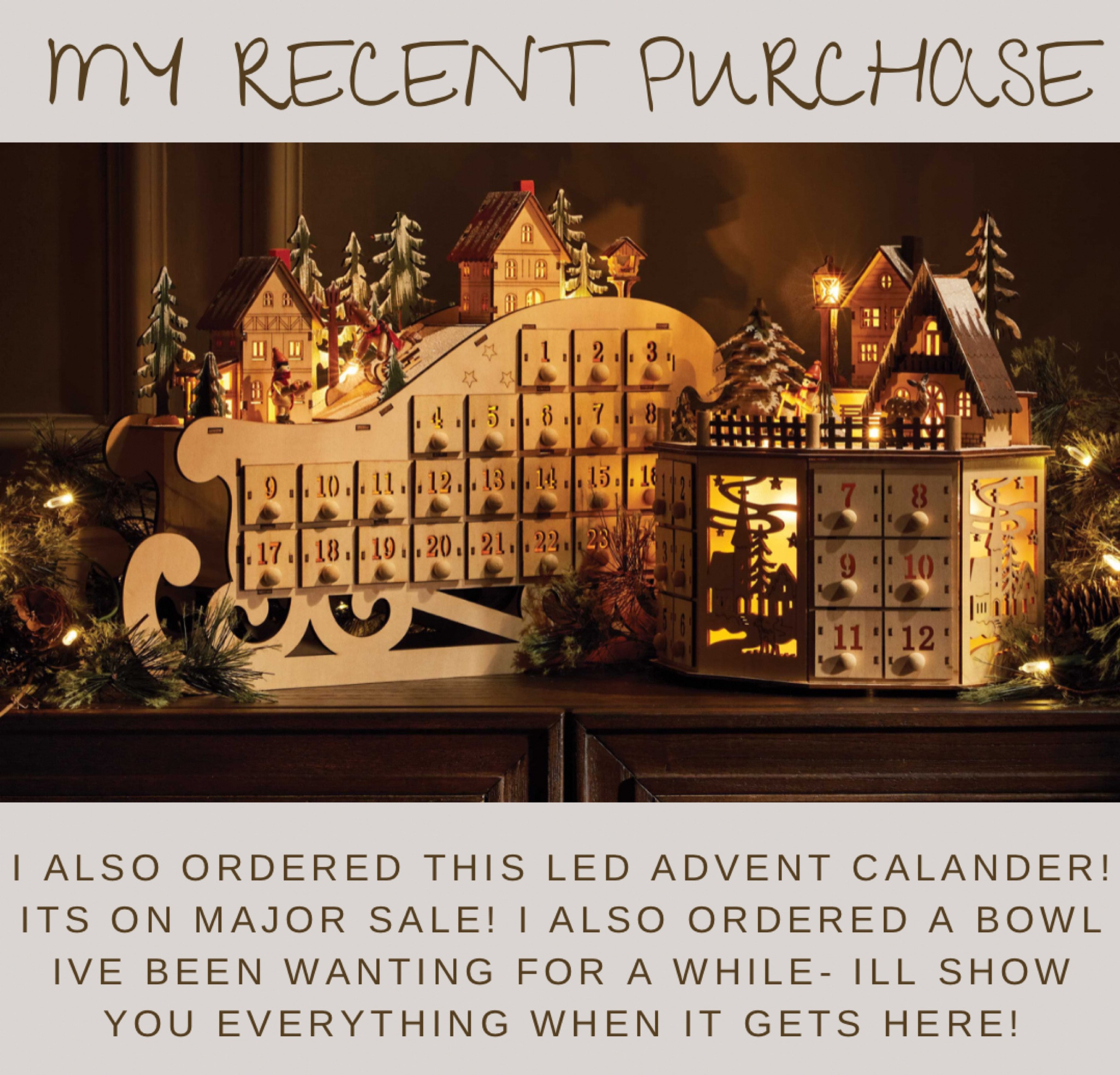 Sleigh Advent Calendar curated on LTK