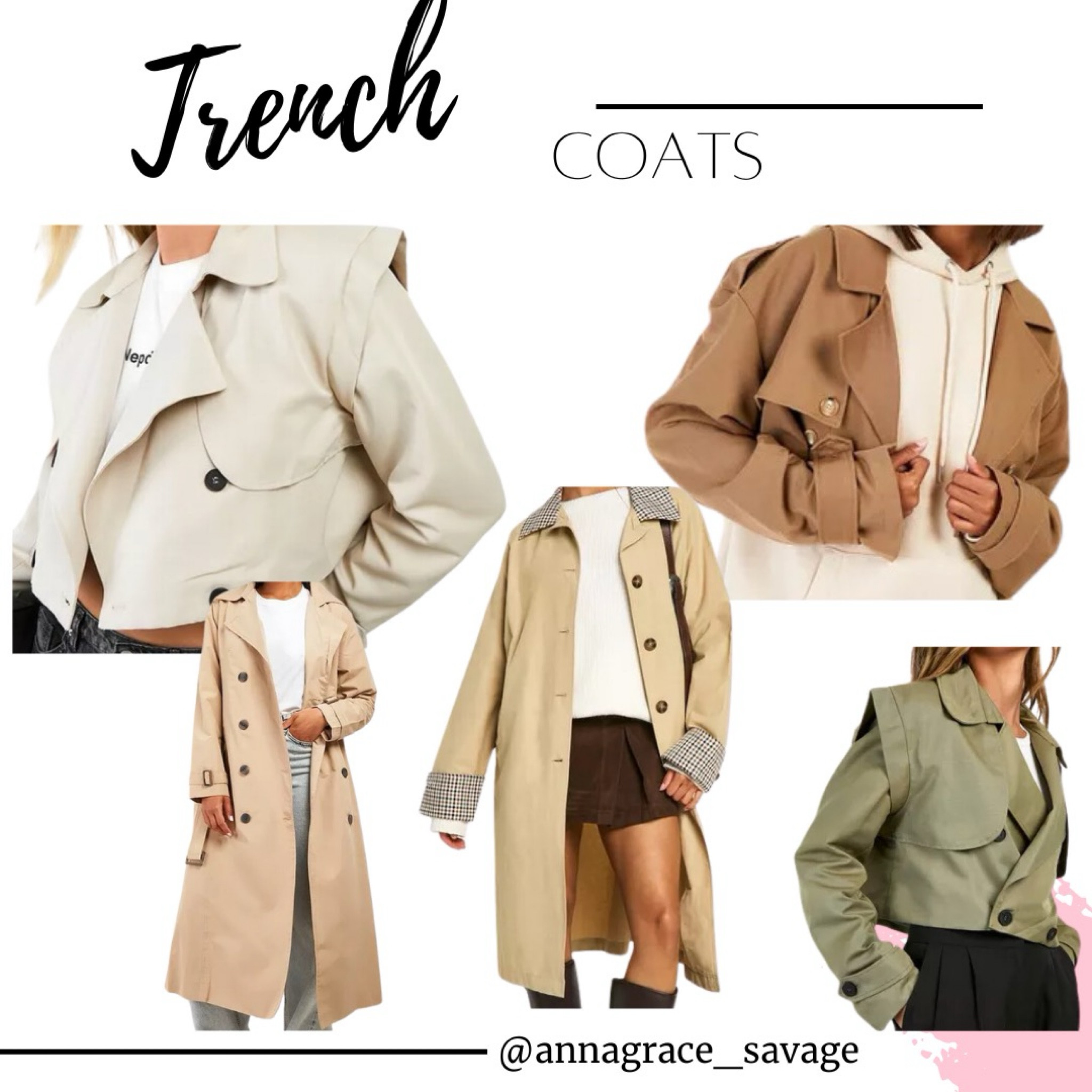 Trench coats at an affordable price! 

Love boohoo because you can purchase trendy pieces at a great price!! 

#LTKHoliday #LTKSaleAlert #LTKFindsUnder100