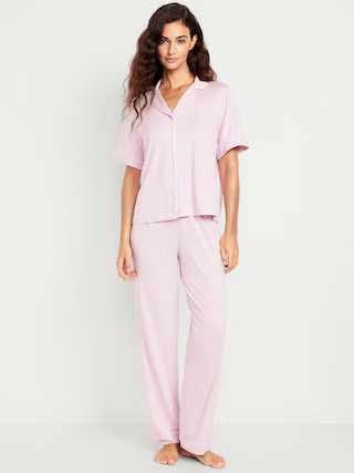 Classic Jersey Pajama Pant Set | Old Navy (US)