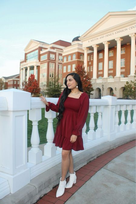 • On Cloud {Wine} ♥️ •

This pretty wine red dress is SO adorable! It can be worn on or off the shoulder so there’s several ways to style it and you dress it up or dress it down! It’s under $40 and comes in a ton of colors as well! ✨

You can shop my outfit by following me {sparkleandstyle} on the FREE LIKEtoKNOW.it app or via the Shop My Instagram link in my bio! ❤️#LTKHoliday 

#LTKfindsunder50 #LTKshoecrush #LTKfindsunder100