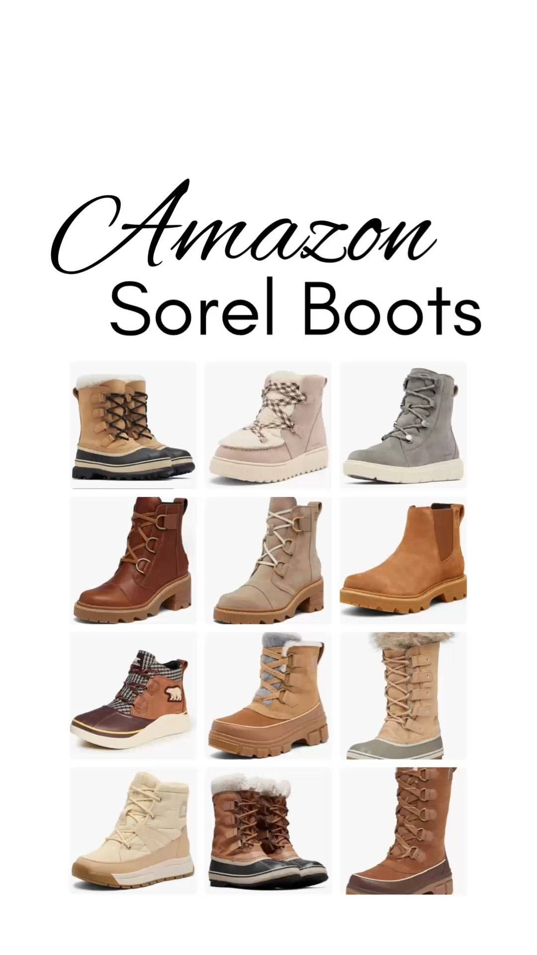 Sorel brand is a well made boot that I’m partial too. Besides my Sperry’s these are my go to winter boots. Some are rugged, some are stylish, but they will all protect your feet from the rain, snow and cold weather. I brought a pair with me to Alaska (the grey sparkle pair). 
#winterboots #rainboots #snowboots #boots

#LTKHoliday #LTKGiftGuide #LTKSeasonal