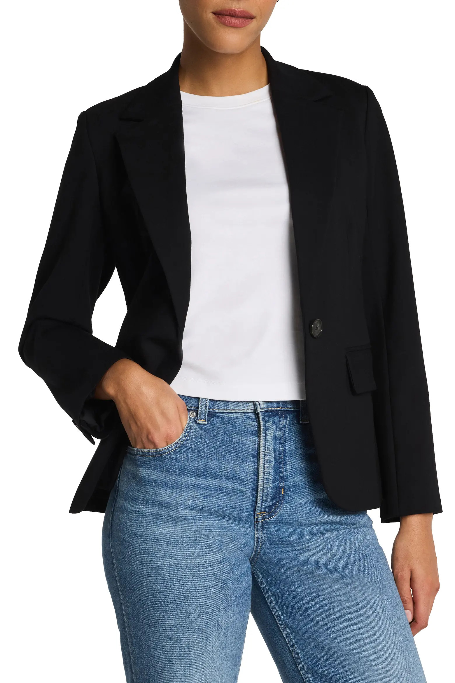 Ponte Tailored Blazer (Women) | Nordstrom | Nordstrom