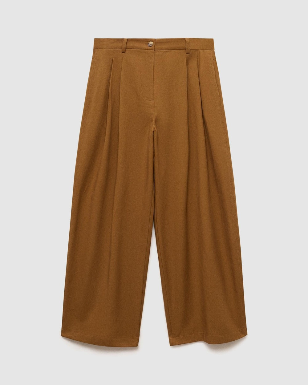 M.N.G - Wendy Wideleg Trousers - Pants (Medium Brown) Wendy Wideleg Trousers | THE ICONIC (AU & NZ)