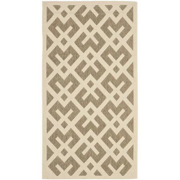 Safavieh Courtyard Alvin Geometric Indoor/Outdoor Area Rug or Runner | Walmart (US)