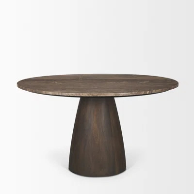 Mellonia Round Genuine Marble Dining Table | Wayfair North America