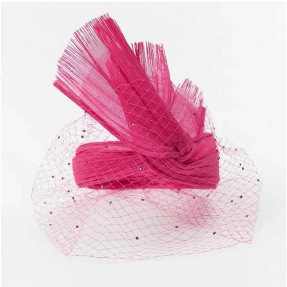 Zara Knotted Headband Piece Rhinestone Veil NWT | Poshmark