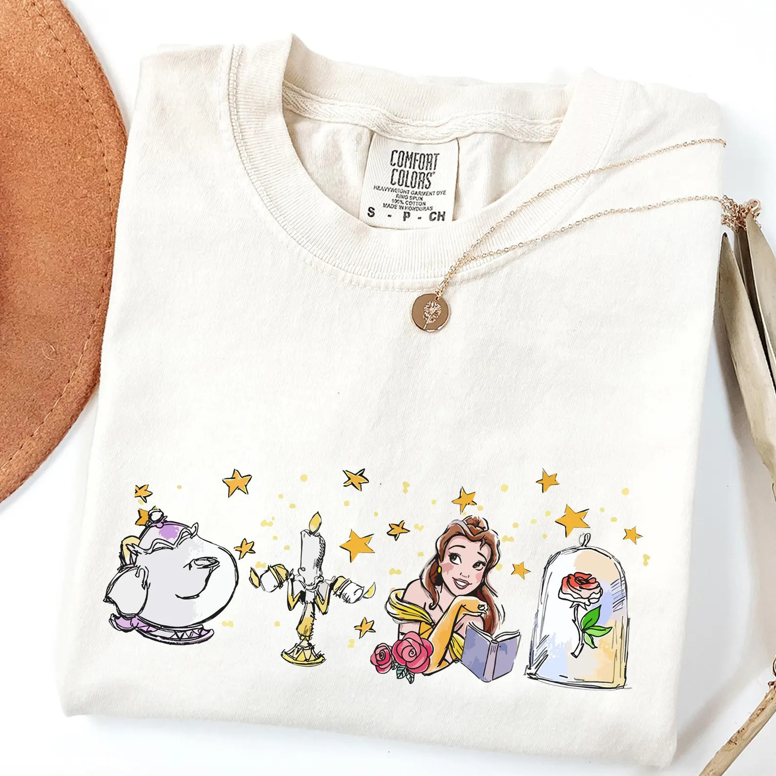 Watercolor Disney Belle Princess Shirt, Beauty and the Beast Tee,Tale as old as time, Girly aesth... | Etsy (US)