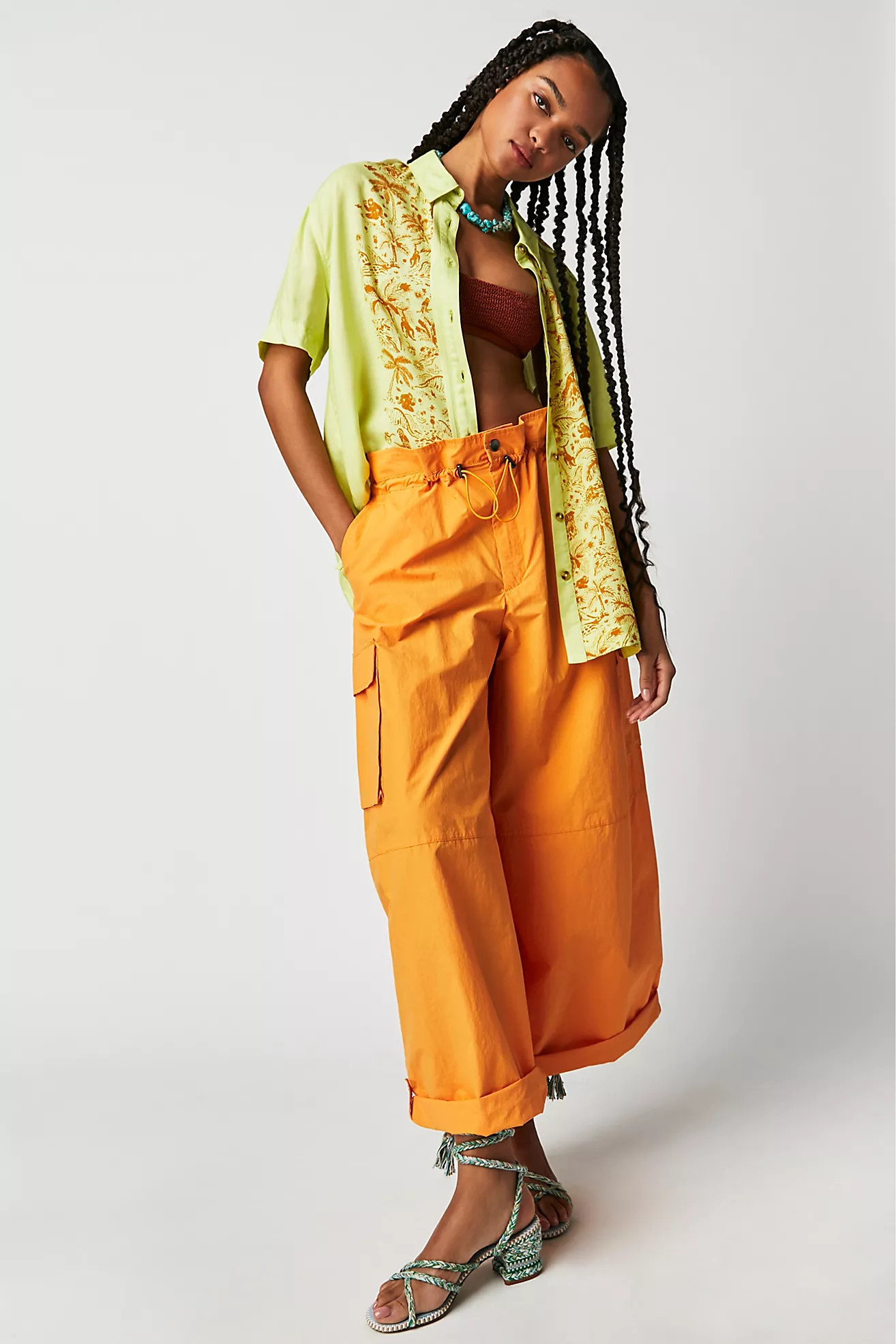 Hallie Nylon Pants | Free People (Global - UK&FR Excluded)
