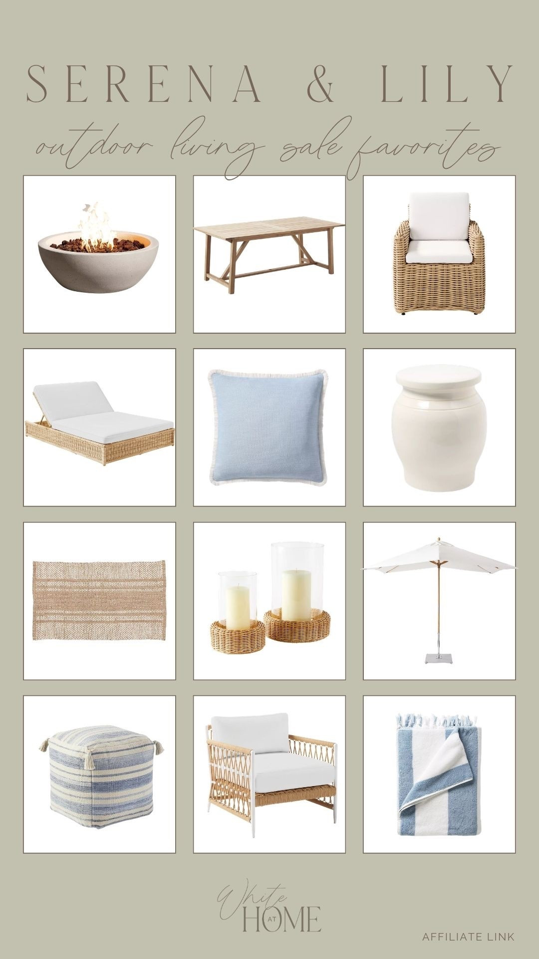 If you’re wanting that coastal California beach vibe, these Serena & Lily outdoor finds are it! Gorgeous textures, styled, and quality for an all around luxurious look and feel. 

#LTKHome