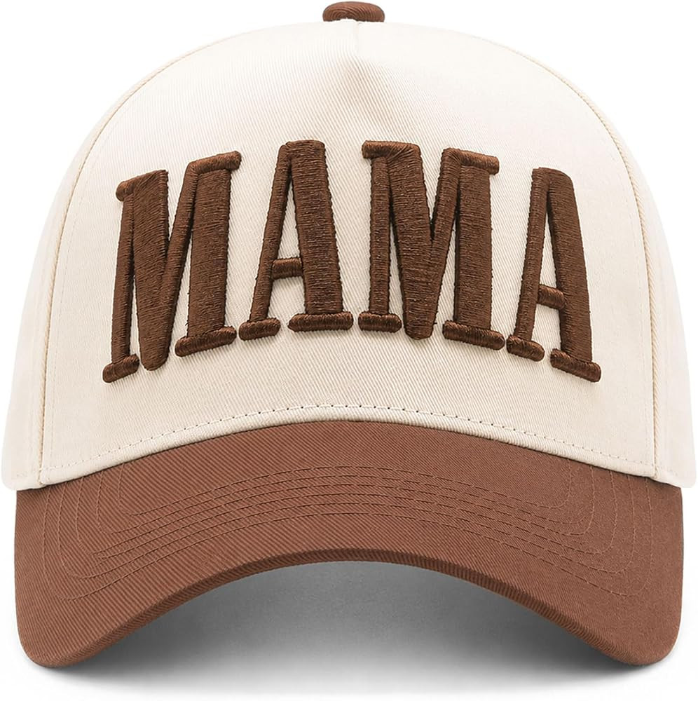 Womens Mama Trucker Hat, Vintage Snapback Mom Baseball Cap, Trendy New Mom Gifts Mothers Day Outf... | Amazon (US)