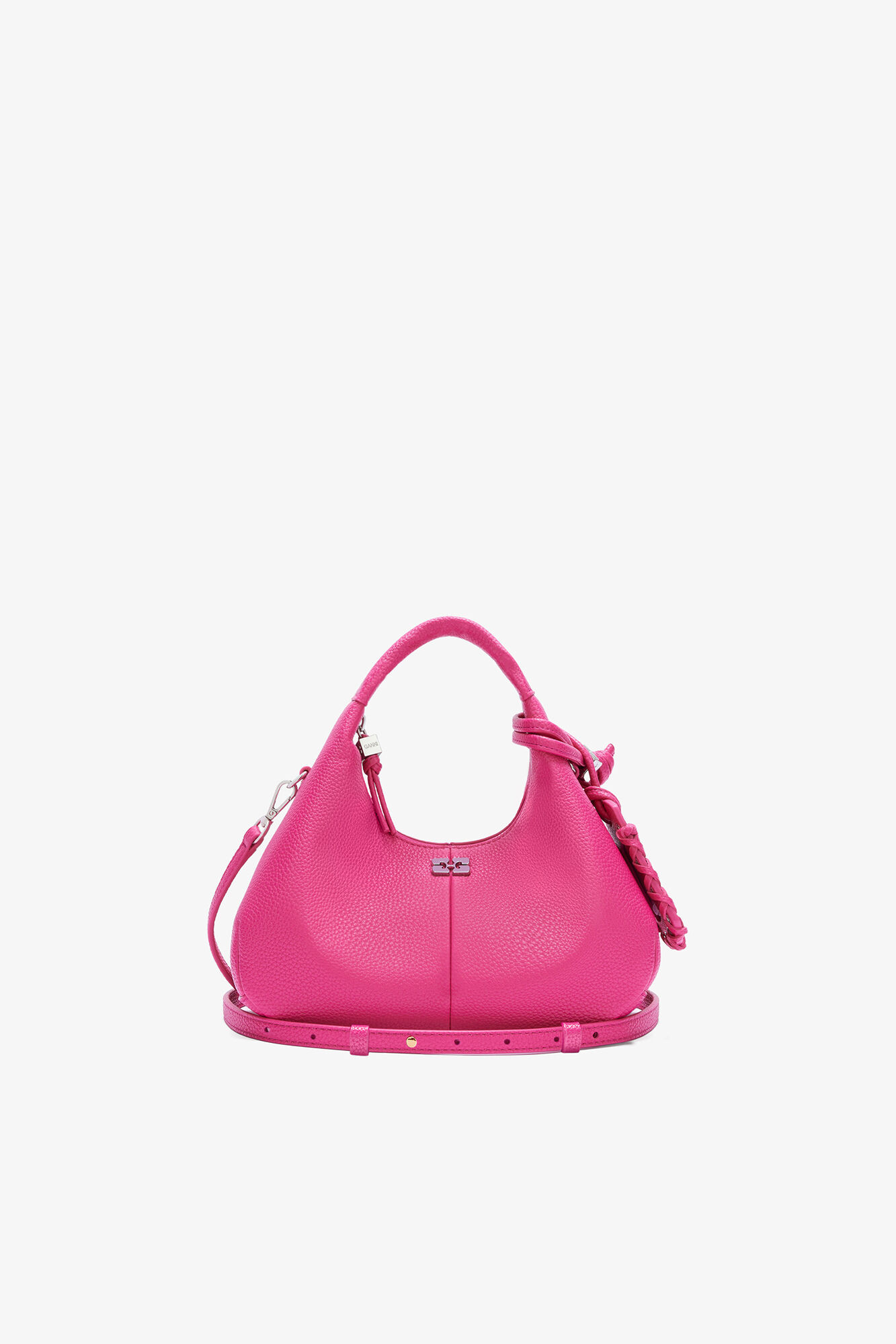 Mini Hobo Bag in Pink | Ganni