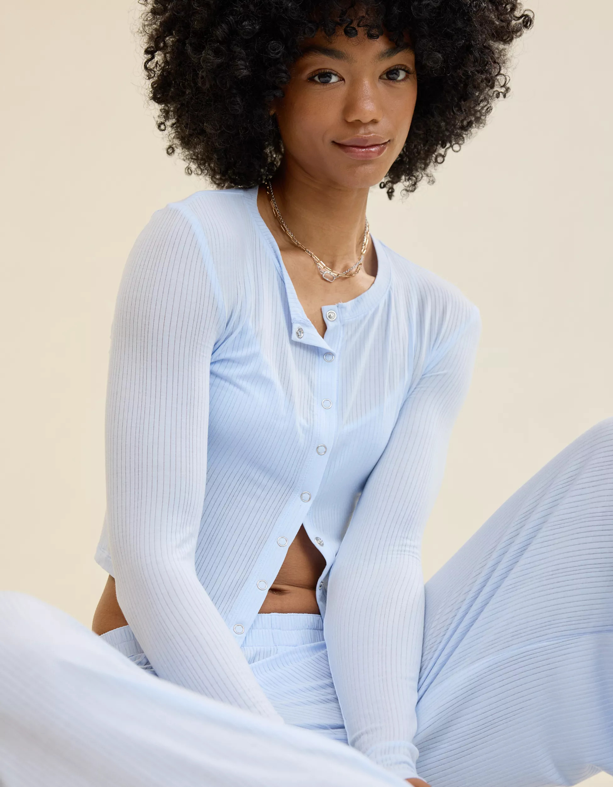 Aerie Superchill Modal Rib Cardigan | Aerie