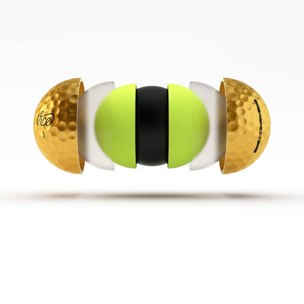 Vice Pro Plus Golf Balls Gold - 12pk | Target