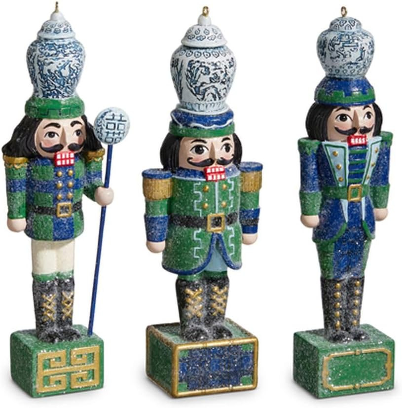 RAZ Imports 2024 Tartan Traditions 6" Black Watch Nutcracker Ornaments, Assortment of 3 | Amazon (US)