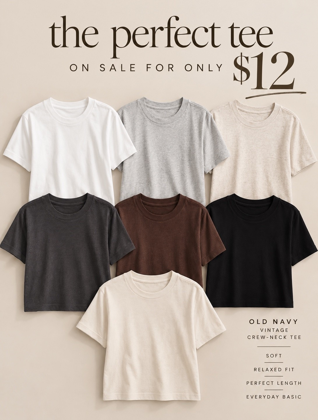 This is hands down the best affordable tee in my closet right now! On sale for only $12